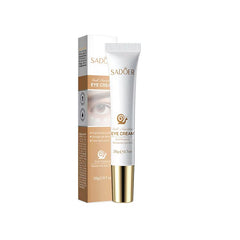 Snail nourishing eye cream moisturizes and lightens dark circles